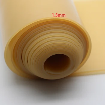 1,5 ММ Эластичный латексный лист Материал плоской резинки Желтый Охотничья рогатка своими руками Спортивная Носимая резина с высокой эластичностью