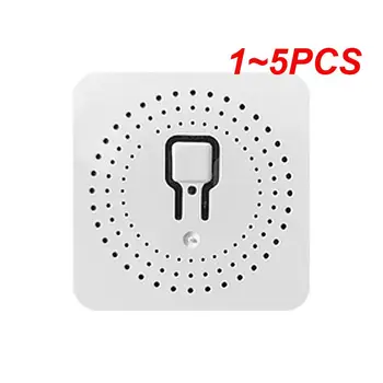 1-5 Шт. Wifi MINI Smart Switch16A, 2-полосный Совместимый модуль переключателей, Дистанционное Голосовое управление с приложением Alexa