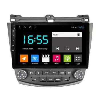 10-Дюймовый Автомобильный стерео-радиоплеер Android 8, GPS-Навигация, Головное Устройство с Сенсорным Экраном для Honda Accord 7 (без DVD-плеера)