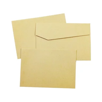 10 шт./лот, Винтажные Ретро Пустые конверты из крафт-бумаги, пакеты для доставки приглашений на свадьбу в европейском стиле