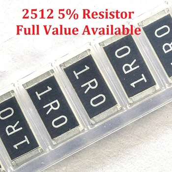 100 шт./лот SMD чип-резистор 2512 1.2K/1.3K/1.5K/1.6K/1.8K/ Ом Сопротивление 5% 1.2/1.3/1.5/1.6/1.8/ K резисторов 1K2 1k3 1k5 1k6 1k8