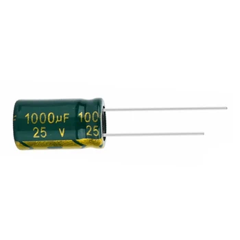 10шт-20шт Размер алюминиевого электролитического конденсатора с низким ESR/импедансом 25V1000UF 25V 1000UF с высокой частотой