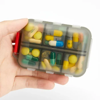 12 Сеток Еженедельная Коробка для лекарств, Дозатор Таблеток, Органайзер, чехол для таблеток, контейнер для таблеток, Портативный Разделитель лекарств, Коробка для лекарств