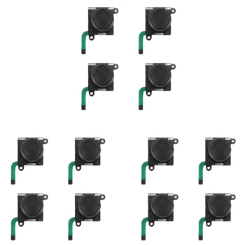 12 Частей 3D Сменного левого и правого джойстика Аналоговый джойстик с крышкой для контроллера Nintendo Joy-Con Switch Controller