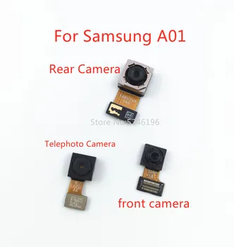 1шт задняя большая Основная Камера Заднего Вида Модуль фронтальной камеры Гибкий Кабель Для Samsung Galaxy A01 A015 SM-A015F Оригинальная Замена Детали