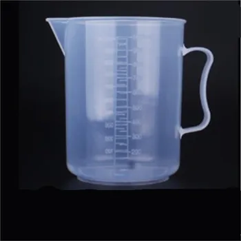2 шт./лот пластиковый стакан объемом 1000 мл со шкалой, пластиковый мерный стакан, пластиковый стаканчик с ручкой