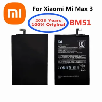 2023 Года 100% Оригинальный BM51 5500 мАч Xiao Mi Аккумулятор Для Xiaomi Mi Max 3 Max3 BM51 Оригинальные Аккумуляторы Для мобильных Телефонов В наличии