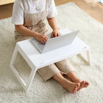2023 Новый Креативный и лаконичный стол для ноутбука Удобная складная кровать Письменный стол Otaku Lazy Study Desk Компьютерные столы Маленький столик