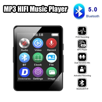 2024 MP3 Мини-музыкальный плеер Bluetooth 5.0 Студенческий Спортивный Walkman Электронная книга MP3-плеер