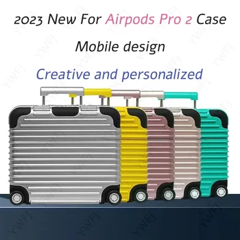 2024 Роскошный Оригинальный Дизайн Багажника Чехол для Airpods Pro 2 Case Беспроводная Bluetooth-Гарнитура Аксессуары для Airpods1 2 Pro Case