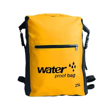 25-литровый водонепроницаемый сухой мешок С карманом для отделения влаги, Водонепроницаемый рюкзак с откидной крышкой, Рыболовная сумка, Спортивный Сухой рюкзак на открытом воздухе