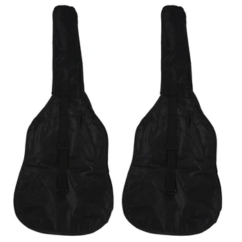 2X, 38-дюймовая сумка для гитары из ткани Оксфорд, наплечная концертная сумка, чехол с карманом, Гитарные запчасти и аксессуары