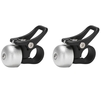 2X Колокольчика для скутера из алюминиевого сплава, Роговое кольцо, колокольчик с быстроразъемным креплением для электрического скутера Xiaomi Mijia M365