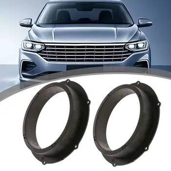 2шт Черная 6,5-дюймовая прокладка для автомобильного стереодинамика Переходные кольца для крепления автомобильных динамиков Автомобильные товары для VW Magotan Skoda
