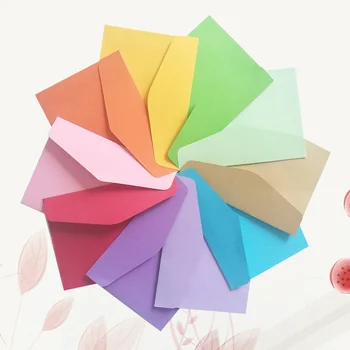 30шт Мини-сумка для хранения банковских карт яркого цвета, конверты для членских карточек, сумка (случайный цвет)