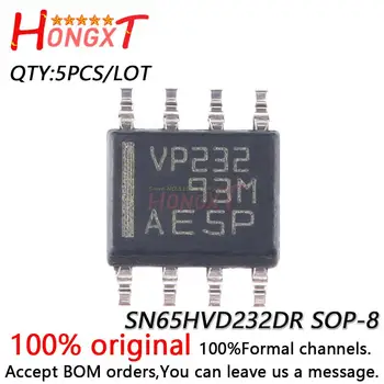 5ШТ 100% НОВЫЙ чип приемопередатчика SN65HVD232DR SOIC-8 3.3V CAN.