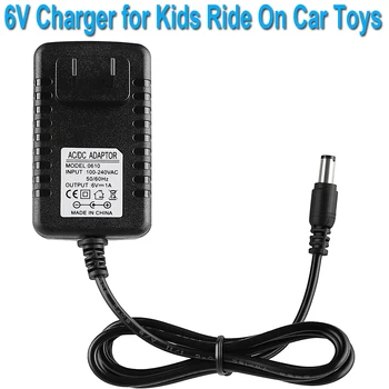 6-Вольтовое Зарядное Устройство для езды на Игрушках, 6V 1A Зарядное Устройство для внедорожника Kid Trax Toddler Quad Electric Battery Ride-Ons Toys