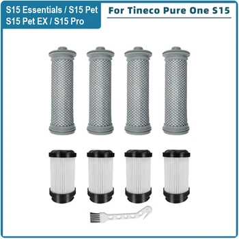 9 шт. Сменных запасных частей для Tineco PURE ONE S15 /S15 Essentials Аккумуляторный пылесос Запасные части для предварительного фильтра Запчасти