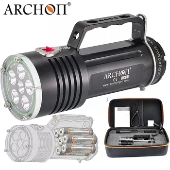 Archon Dg60 с ручкой 5000 люмен, фонарь для дайвинга, прожектор, Аккумуляторная батарея, Технический фонарь для подводного плавания, водонепроницаемый фонарь