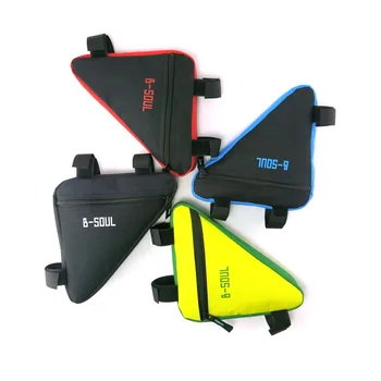 B-SOUL, 4 цвета, водонепроницаемая велосипедная сумка треугольной формы, велосипедное седло, велосипедные сумки, дорожные задние велосипедные аксессуары, хранение велосипедов