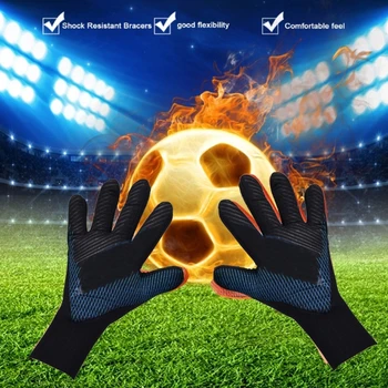 G92F Утолщенные профессиональные защитные детские футбольные вратарские перчатки для взрослых