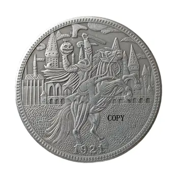 HB (290) Копировальная монета US Hobo Nickel Morgan Dollar с серебряным покрытием