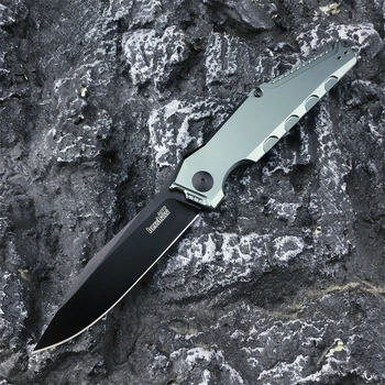 Kershaw 7900 Launch Тактический Складной Нож 3,75 “D2 Черное Лезвие Ручка Из Алюминиевого Сплава Острый Кемпинг Охота Выживание EDC Инструмент