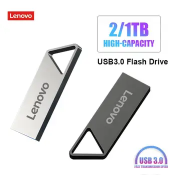 Lenovo USB Флэш-Накопитель 2 ТБ 128 ГБ Флэш-Накопитель Памяти USB Stick Pendrive 512 ГБ 256 ГБ 3,0 Высокоскоростной USB-Накопитель Подарок Бесплатная Доставка