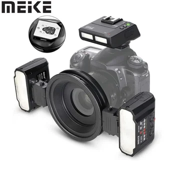 Meike MK-MT24 Macro Flash TTL Беспроводная Дистанционная Вспышка с Приемопередатчиком/Триггером для Canon 650D 600D 1100D 1300D 550D 500D 450D 400D