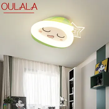OULALA Современный Потолочный Светильник LED 3 Цвета Креативный Фруктовый Моделирующий Мультяшный Детский Светильник для Дома, Детской Спальни