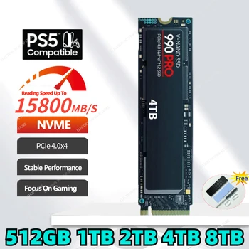 PS5 Оригинальный SSD M2 NVME 8 ТБ 4 ТБ 990 PRO 500 ГБ Внутренний Твердотельный Накопитель 1 ТБ hdd Жесткий Диск M.2 2 ТБ для портативного Компьютера sata hd