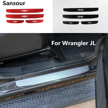Sansour Car Nerf Перекладины Подножки для Jeep Wrangler JL 2018 Наклейки на Пороги Автомобиля для Jeep JL Wrangler 2 Двери