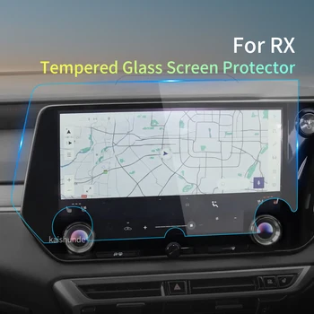 Автомобильная Наклейка Протектор Экрана Carplay Для LEXUS RX RHD 2023 Дисплей Из Закаленного Стекла Защитная Пленка Навигационные Автомобильные Аксессуары