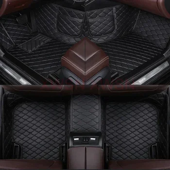 Автомобильные коврики в индивидуальном стиле 3D для Mercedes Benz S Class W221 2004-2013 W222 W223 Аксессуары для интерьера Карман для телефона