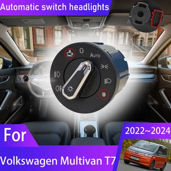 Автомобильный автоматический выключатель для Volkswagen VW Multivan Transporter T7 2022 2023 2024 Upgrade Modificati Аксессуары для тюнинга фар