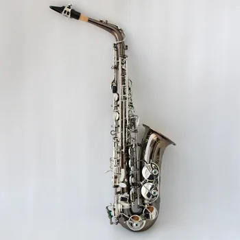 Альт-саксофон хорошего качества оптом с черным никелированным корпусом профессиональный саксофон alto