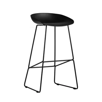 Барные стулья из кованого железа 65 см/75 см, современный стульчик со спинкой, высокий стул для кухонной мебели Creative Cafe Golden Bar Stool
