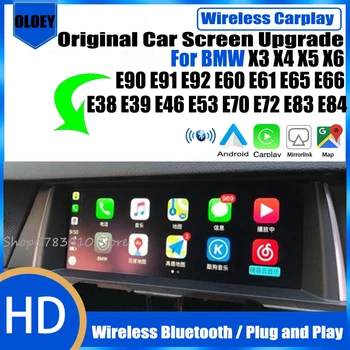 Беспроводной адаптер автоматического интерфейса Apple CarPlay Android для BMW X3X4X5X6 E90E91E92E60E61E65E66E38E39E46E53E70E72E83E84