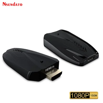 Беспроводной удлинитель HDMI Type C 150 м Беспроводной видеопередатчик и приемник Адаптер дисплея для камеры DVD ПК к ТВ Монитору