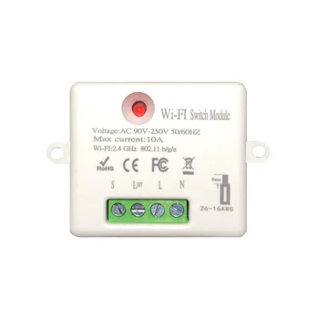 Беспроводной Умный переключатель Новый Универсальный пульт дистанционного управления Голосовое Управление Работа с модулем розетки Home Smart Life Wifi Switch