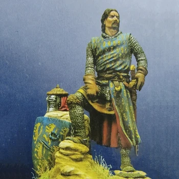 В разобранном виде 1/32 древний фэнтезийный воин-солдатик с фигуркой на основе смолы, наборы миниатюрных моделей, Неокрашенные
