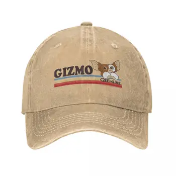 Винтажные бейсболки Gremlins Gizmo в ретро-полоску, головные уборы из потертого денима, унисекс, Holloween, кепки для гольфа, кепки для бега на открытом воздухе, Кепки