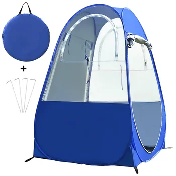 Всплывающая палатка для наблюдения за ультрафиолетовым излучением на зимней рыбалке, Одноместная, для 1 человека, для автоматического просмотра игр, Тент, Непромокаемое Укрытие, Кемпинг, Открытый Автомобиль