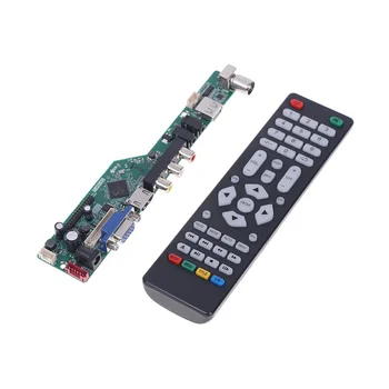 Высококачественная T.V53.03 Универсальная Плата Драйвера Контроллера ЖК-телевизора V53 Analog TV TV/AV/PC/HD/USB Media Материнская Плата C