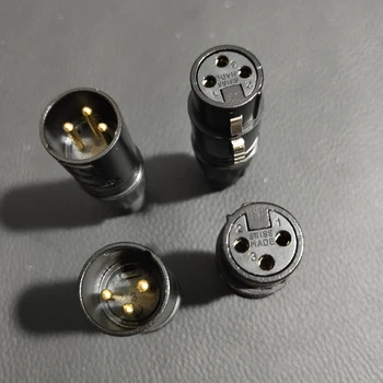 Высококачественный швейцарский оригинальный аудиоразъем NEUTRIK 3 pin XLR для ремонта микрофона и обновления сбалансированного кабельного штекера