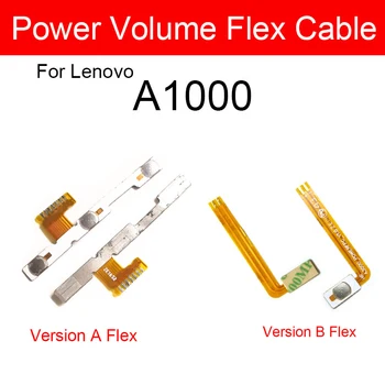 Гибкий кабель для включения/выключения громкости для Lenovo A1000, боковая кнопка включения, клавиша регулировки громкости, Гибкий ленточный кабель, Запасные части