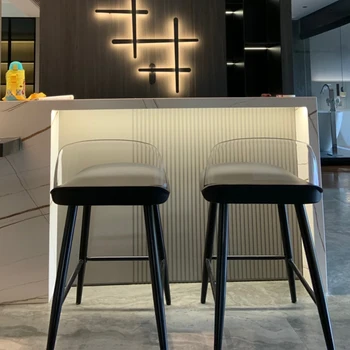 Дизайн Барные стулья в скандинавском стиле, зал ожидания геймера, Современные барные стулья, Минималистичный шезлонг для приема гостей, Мебель для дома Cadeira