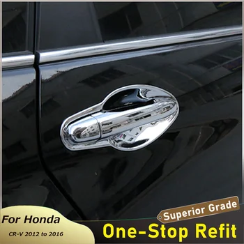 Для Honda CR-V CRV 2012 2013 2014 2015 2016 ABS Хромированная Внешняя дверная ручка автомобиля, рамка для украшения молдинга