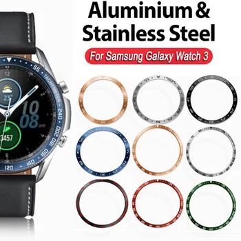 Для Samsung Galaxy Watch 3 45 мм 41 мм безель Кольцо для укладки рамка Чехол Защитная крышка безель из нержавеющей стали