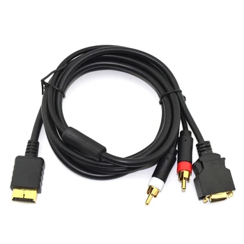 Для Sony PlayStation 2 3 для PS3 PS2 HDTV D-Видео кабель D-Терминал AV-кабель универсальный D-терминал кабель шнурная линия